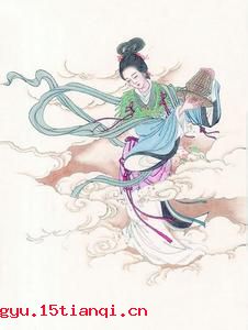 天女散花的成语故事