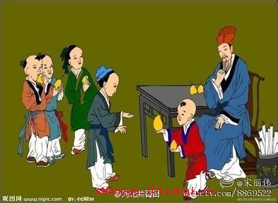 推梨让枣的成语故事