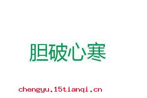 胆破心寒的成语故事