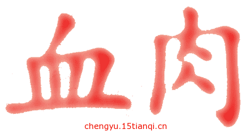 看图猜成语大全及答案(血肉模糊)