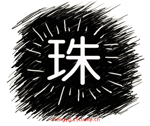 看图猜成语答案及图片(明珠暗投)