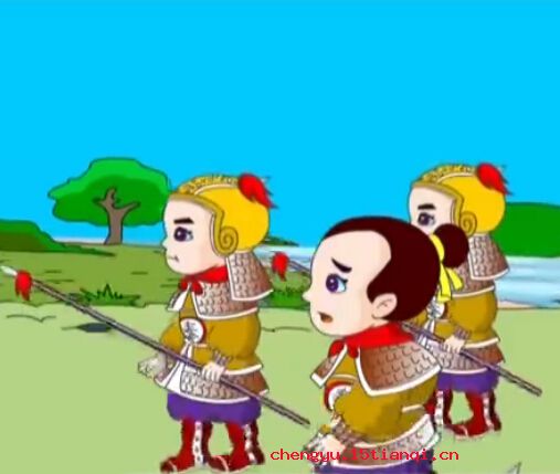 草木皆兵的成语故事